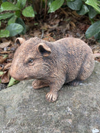 22nice4me Garden Statues brown concrete guinea pig ornament with realistic hand-painted antique finish for garden decor