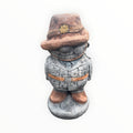 22nice4me Garden Statues concrete ANZAC soldier ornament with slouch hat and hand-finished brown and gold accents.