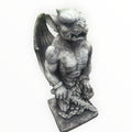 22nice4me Garden Statues concrete gargoyle statue with sword, featuring detailed gothic design for outdoor decor