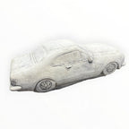 22nice4me Garden Statues concrete HK Monaro muscle car ornament with detailed bodywork and natural grey finish