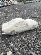 22nice4me Garden Statues concrete HK Monaro car ornament with detailed coupe styling and natural grey finish