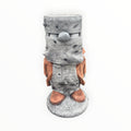 22nice4me Garden Statues concrete Ned Kelly figure with iconic armour, helmet, and brown hand-painted accents.