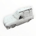 22nice4me Garden Statues concrete Sandman panel van ornament with surfboard on roof and detailed car features