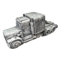 22nice4me Garden Statues hand-painted concrete prime mover truck ornament with detailed cab and trailer features