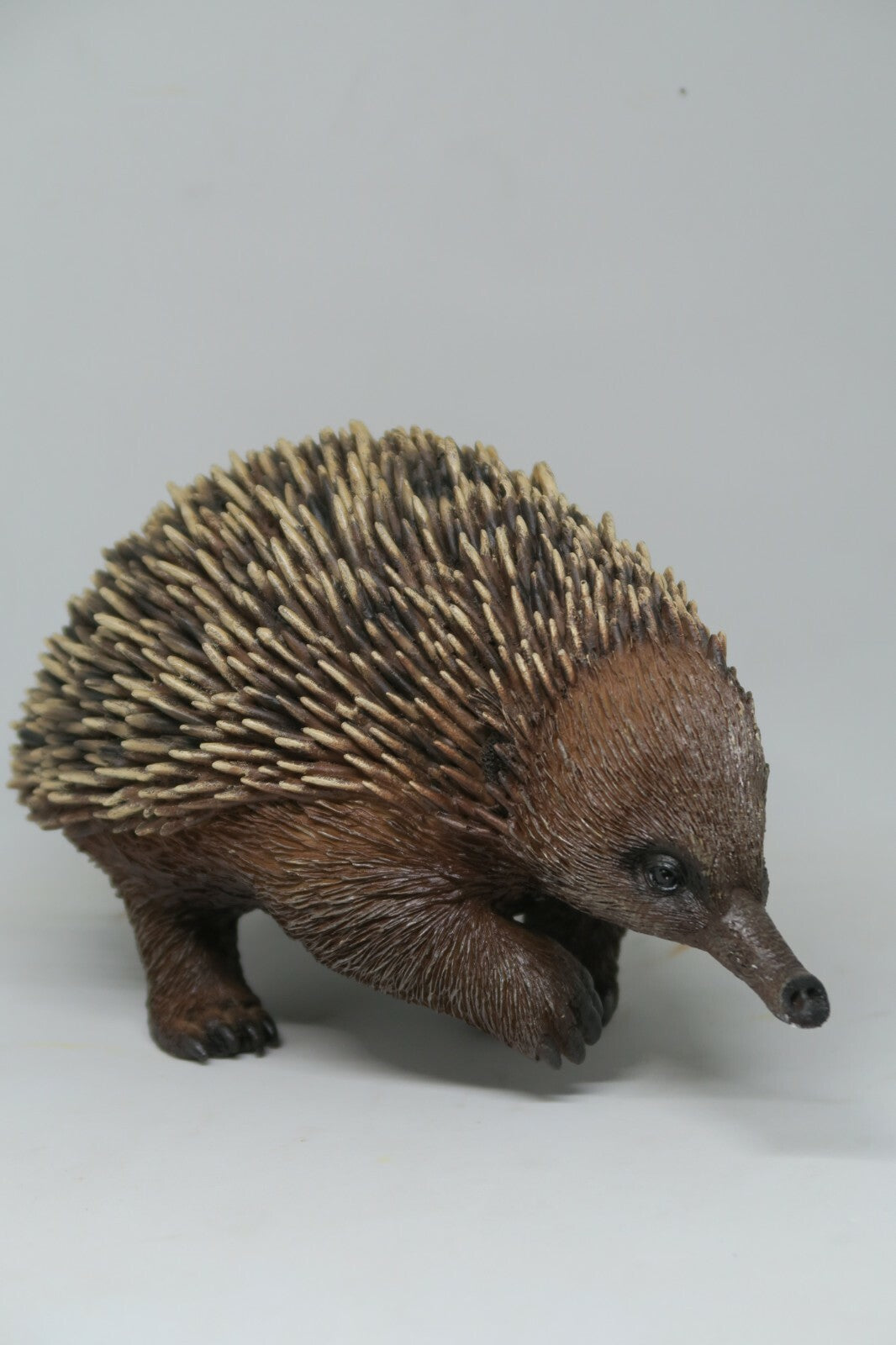 22nice4me Garden Statues lifelike Australian echidna figurine made of hand-painted poly resin with realistic quill detail.