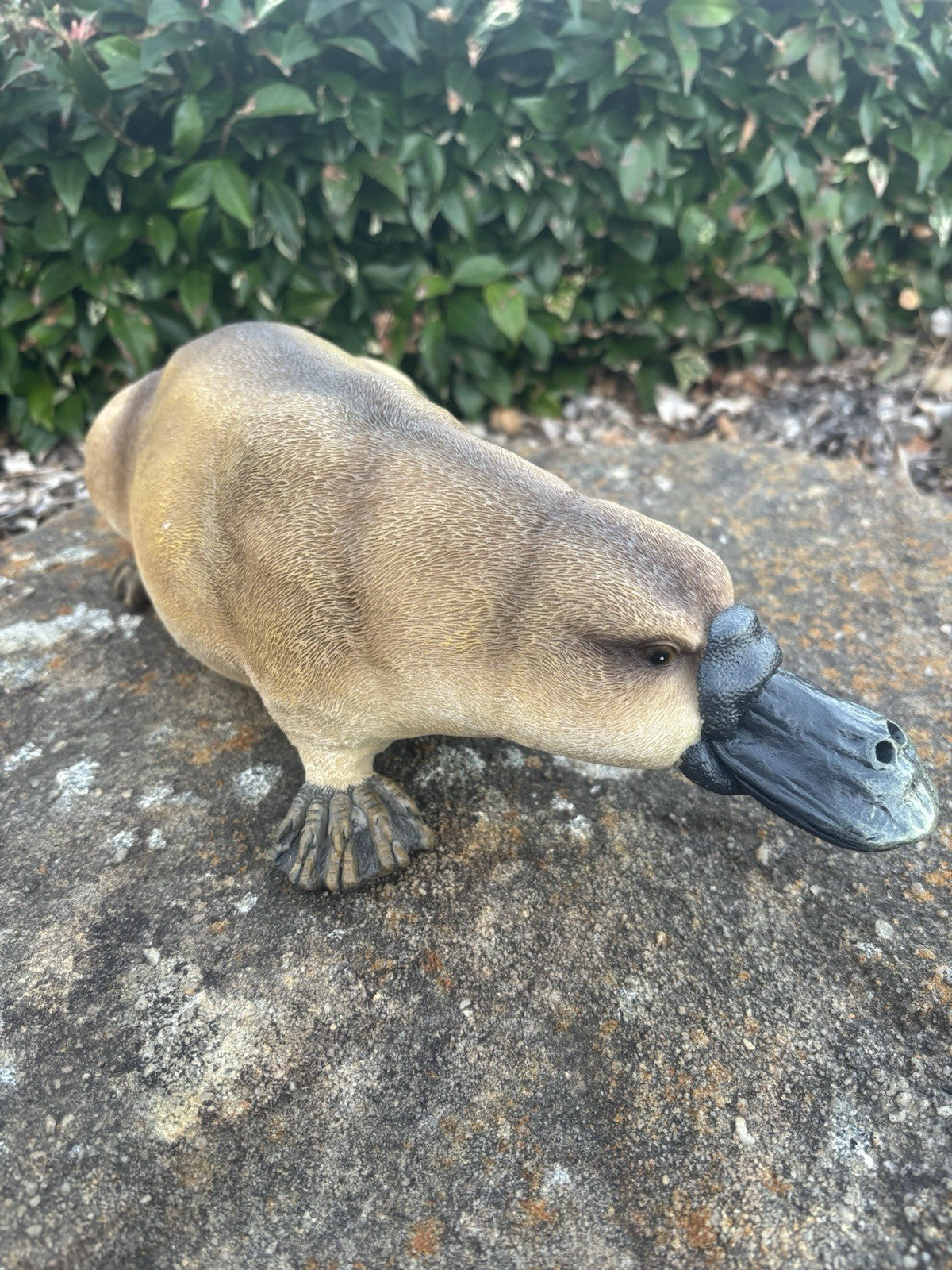 22nice4me Garden Statues resin platypus ornament with realistic hand-painted details for indoor or outdoor decor