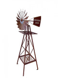 22nice4me Garden Statues rustic metal Southern Cross windmill garden ornament standing 2.3 metres tall
