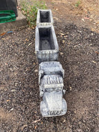 Truck and Shipping Container Statue Ornament - Pick up only