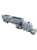 Truck and Shipping Container Statue Ornament - Pick up only
