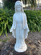 Mary Garden Statue Open Hands– Religious Outdoor Garden Ornament