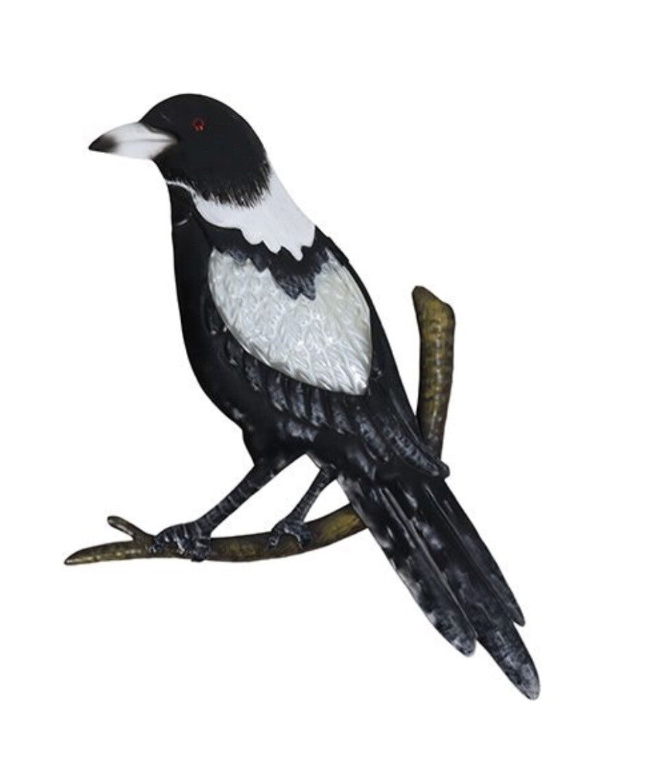 Australian Kookaburra Bird Metal Wall Art Hanger Indoor Outdoor Decor Garden