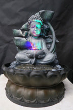 Baby Buddha small indoor / Outdoor table top Water fountain water feature