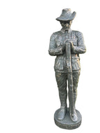ANZAC Soldier Statue Garden Memorial – WW1 Digger Military Tribute Ornament
