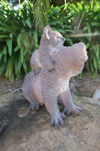 Australian Koala with Baby Garden Statue Concrete Australian Wildlife  Decor