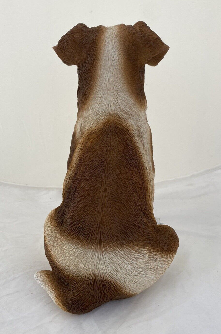JACK RUSSELL SITTING STATUE PUPPY DOG MEMORIAL ANIMAL GARDEN ORNAMENT LARGE