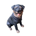 ROTTI ROTTWEILER STATUE PUPPY MEMORIAL ANIMAL GARDEN ORNAMENT SCULPTURES
