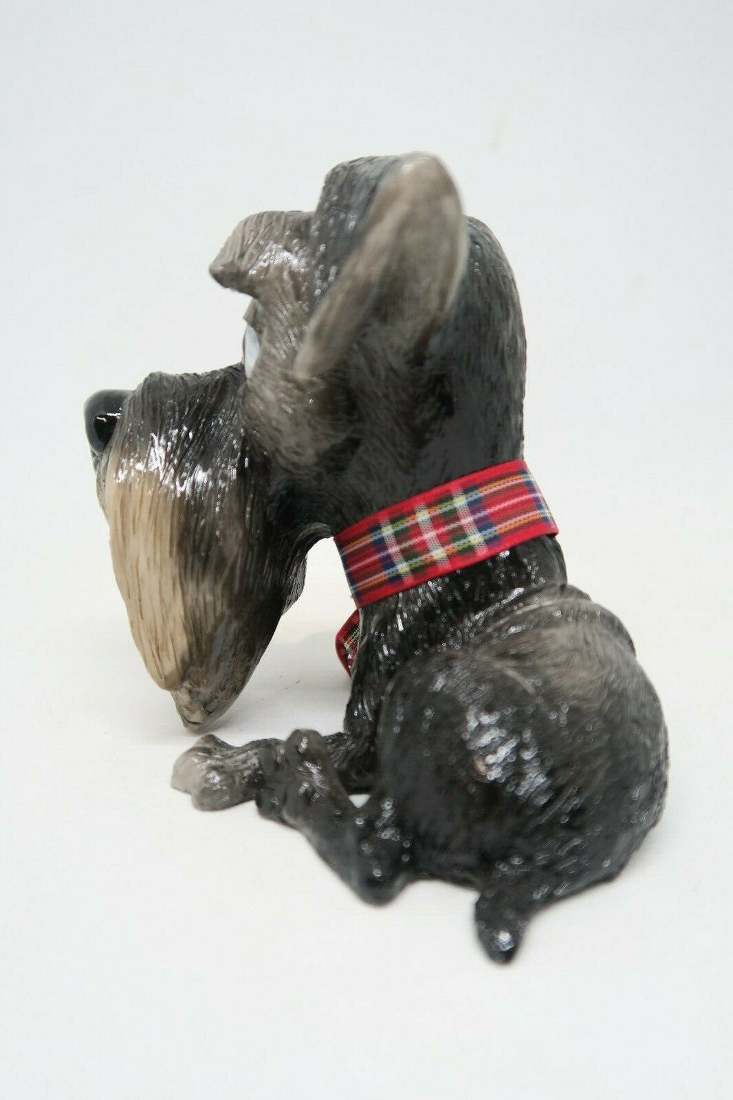 Little Paws Zak The Schnauzer Dog Figurine Statue Ornament Home Decor