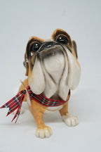 Little Paws Mick the Bulldog Pet Figurine Statue~ Home Decor Ornament