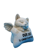 CAT MEMORIAL STATUE ORNAMNET OUR CAT IS ALWAYS IN OUR HEART
