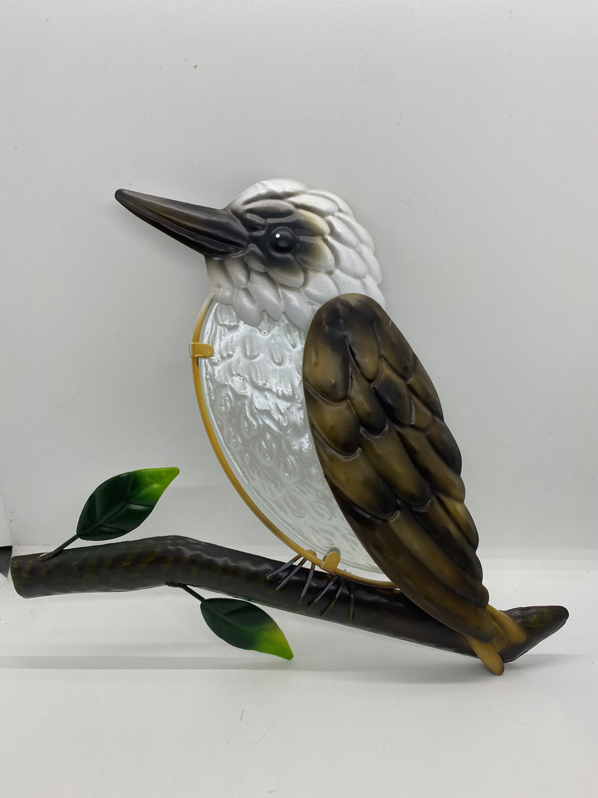 Australian Kookaburra Bird Metal Wall Art Hanger Indoor Outdoor Decor Garden