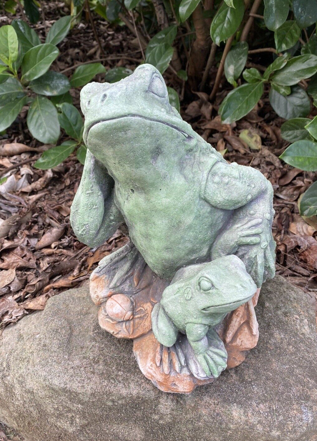 Frog and BUB Animal Concrete Cement Garden Statue Australian Made