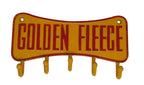 Golden Fleece Ram Cast Iron Wall Hook Key Sign  Ram Sheep  Man Cave Pub Bar New