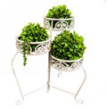 Plant Stand Planter Flower Holder Home Garden Antique White