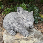 Australian Wombat Statue Ornament Animal Concrete Cement Garden Australian Made