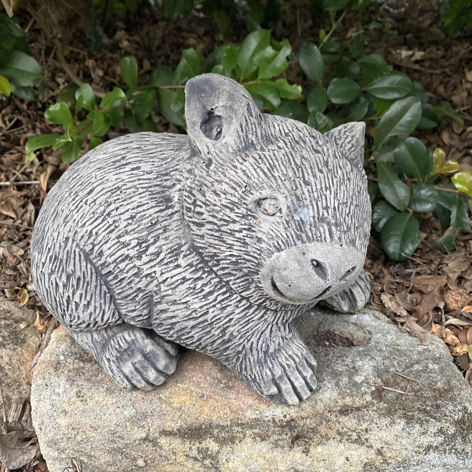 Australian Wombat Statue Ornament Animal Concrete Cement Garden Australian Made