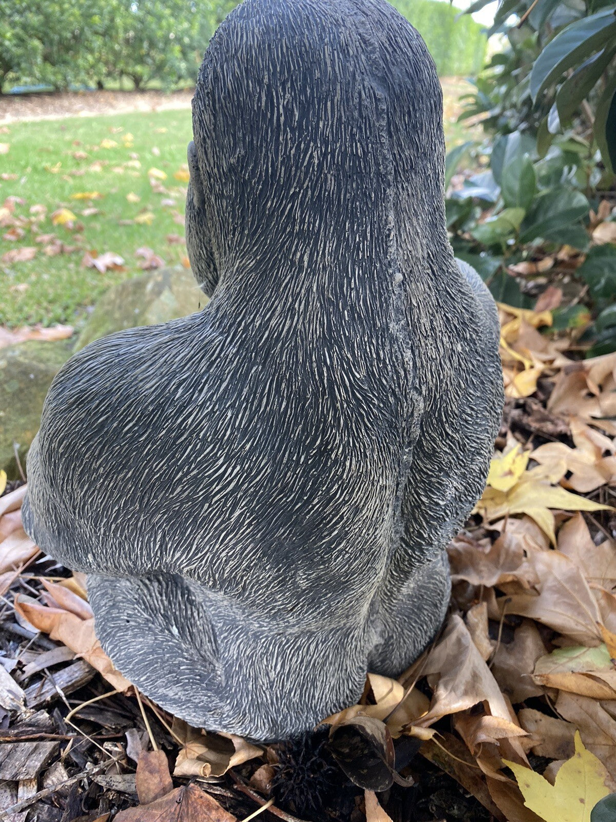 Gorilla Ape Monkey Statue Ornament Animal Concrete Cement Garden Australian Made