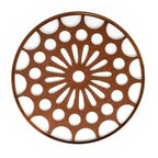 Metal Disc Circle Hanging Wall Art 60 cm Round Rustic Home Outdoor Garden
