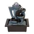 CURL DRIFT WATER FEATURE FOUNTAIN INDOOR OUTDOOR BENCH TOP HOME DECOR