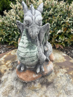 Welsh Dragon Animal Concrete Cement Garden Statue Ornament Australian Made