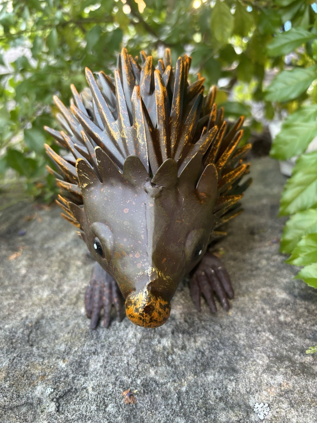 Metal Echidna Garden Ornament