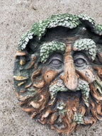 Tree Face Man Mushroom Hanging Concrete Cement Garden Statue Australian Made