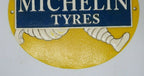 Michelin Tyre Man Cast Iron Circle Sign Plaque Man Cave Bar Pub  Garage
