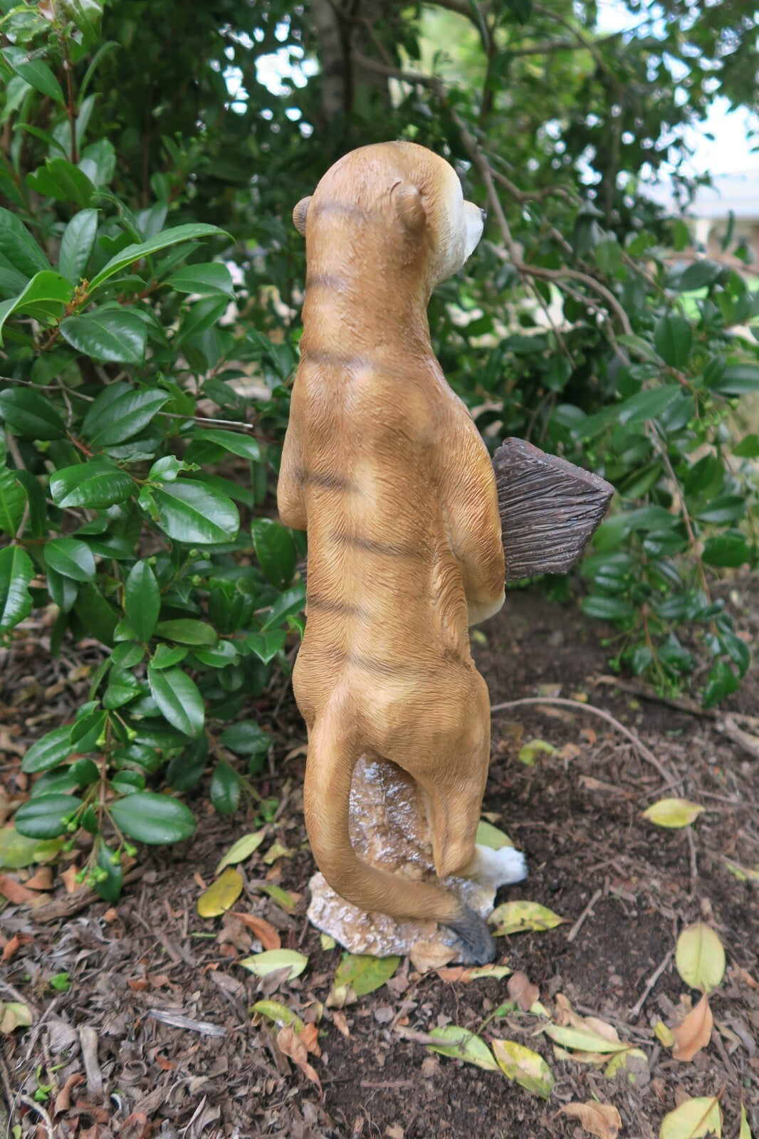 MEERKAT STATUE WELCOME GARDEN ANIMAL GARDEN ORNAMENT SCULPTURE HOME DECOR