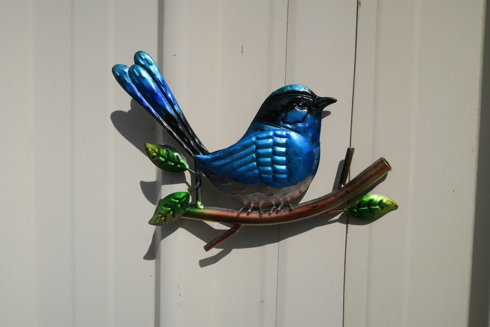 AUSTRALIAN FAIRY WREN METAL WALL ART OUTDOOR INDOOR HOME DECOR
