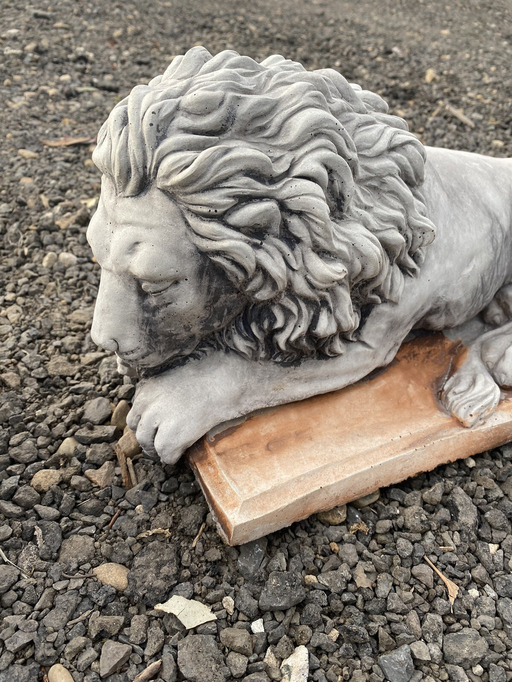 Guardian Lion Pair Statue Concrete Cement Garden Statue Australian Made