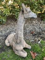 Giraffe African Animal Statue Ornament Animal Concrete Garden Australian Made