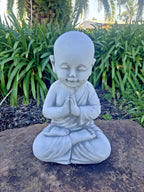 Buddha Monk Garden Statue Ornament Outdoor Decor 3 Styles Available