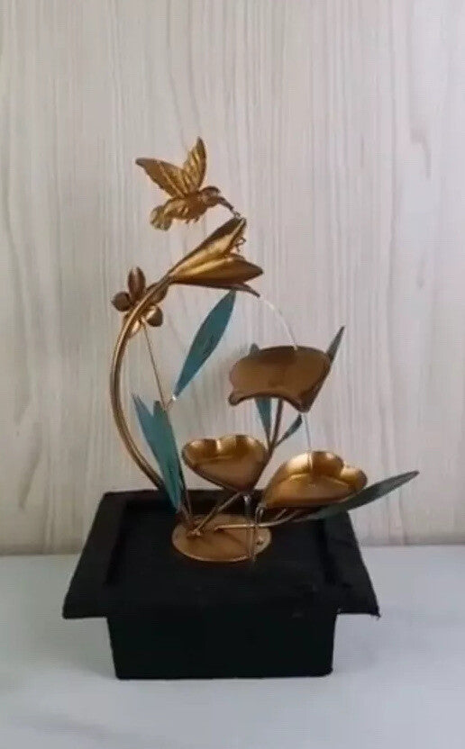 Hummingbird Garden indoor / Outdoor table top Water fountain feature Home Decor