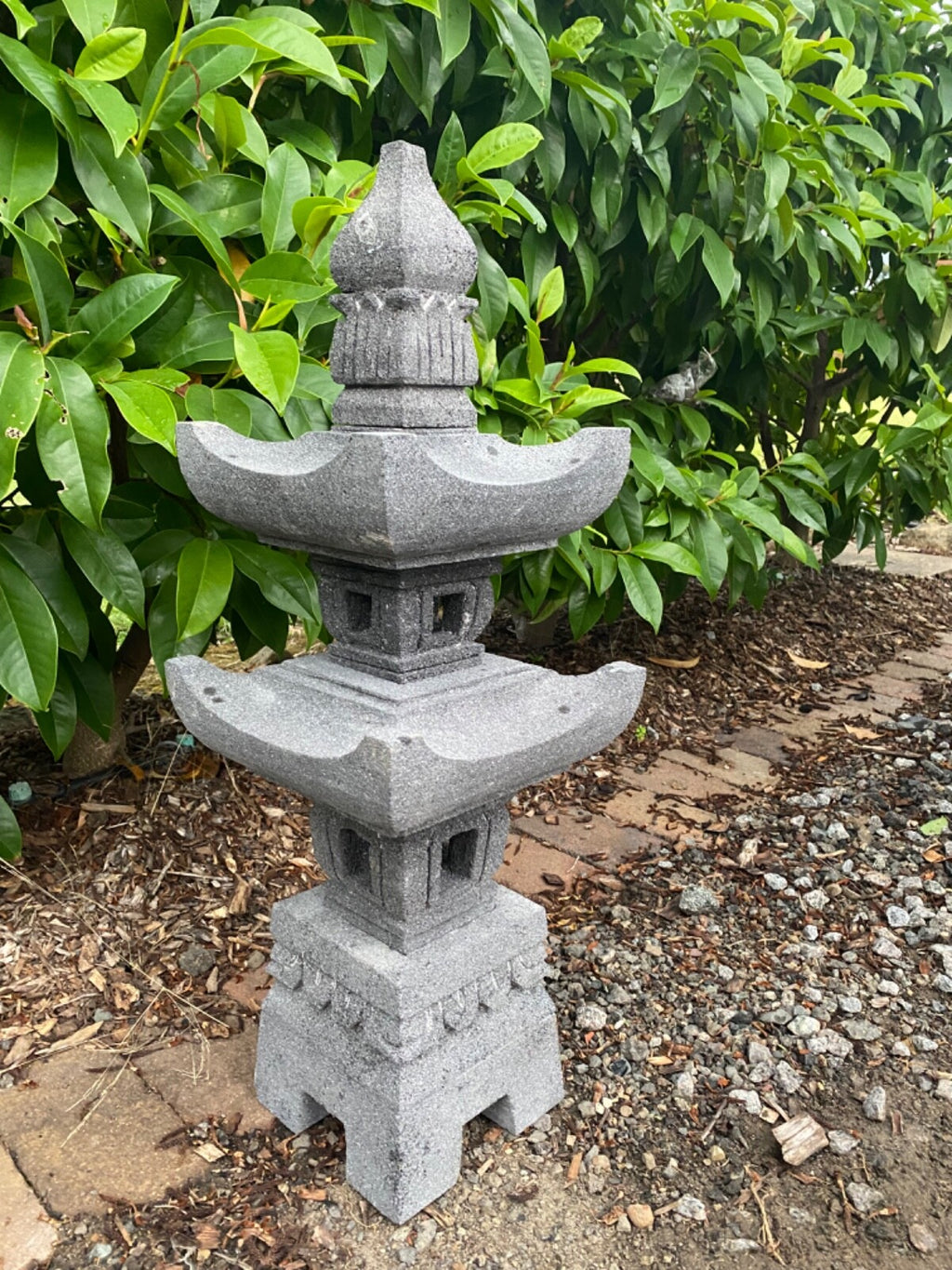Garden Lantern Ornament Pagoda Chinese Japanese Lantern décor large 70 cm