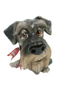 Little Paws Zak The Schnauzer Dog Figurine Statue Ornament Home Decor