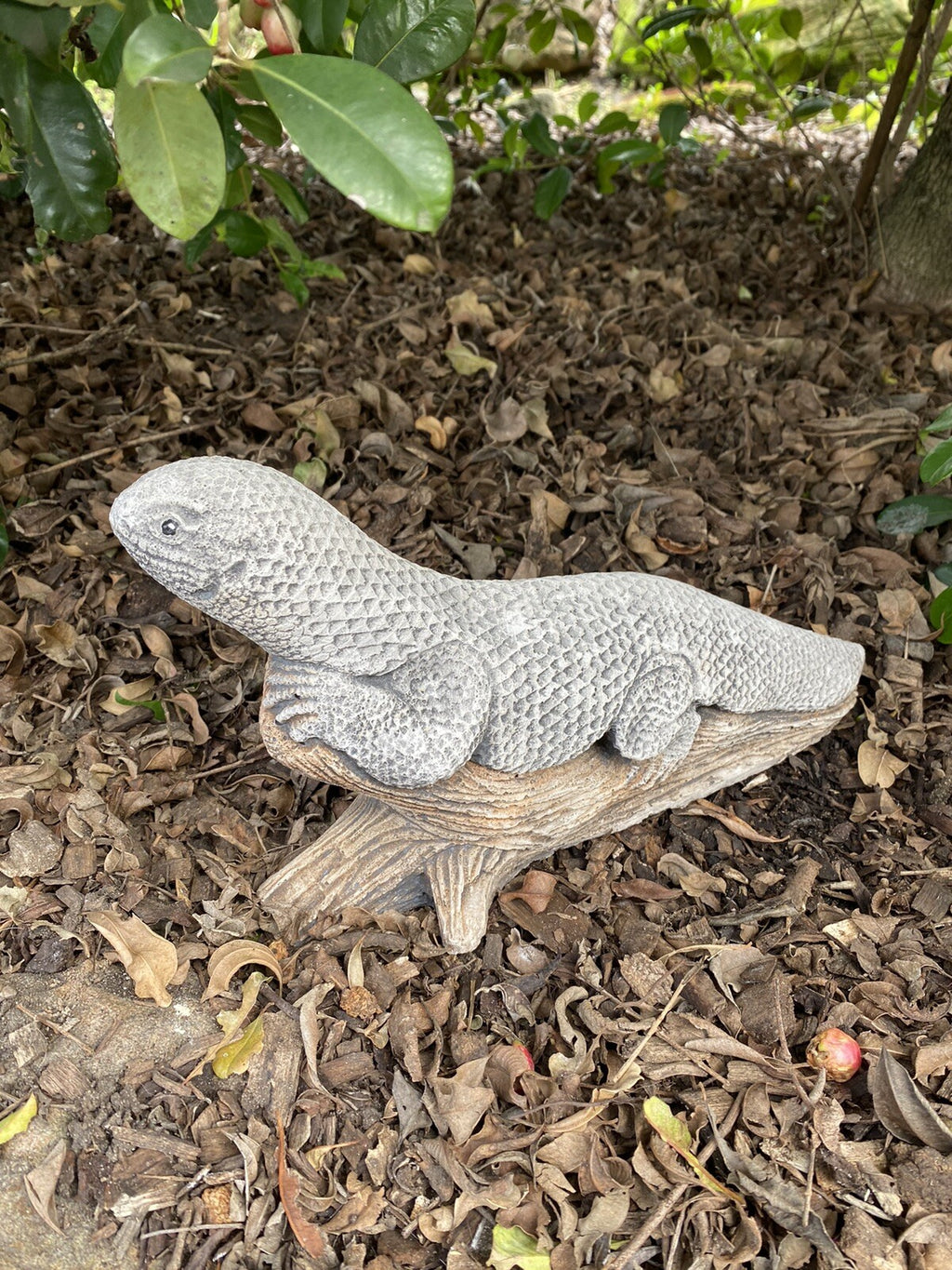 Grasslands Dragon Lizard Statue Ornament Animal Concrete Garden Australian Made