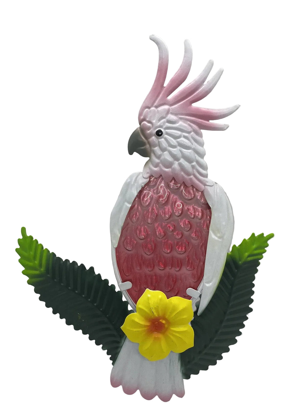 Australian Major Mitchell Bird Metal Wall Art Hanger Indoor Outdoor Decor Garden