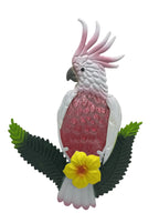 Australian Major Mitchell Bird Metal Wall Art Hanger Indoor Outdoor Decor Garden