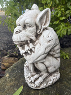 Gargoyle With Shield ,Gargoyle with Sword Garden Statue Ornament 46 cm High