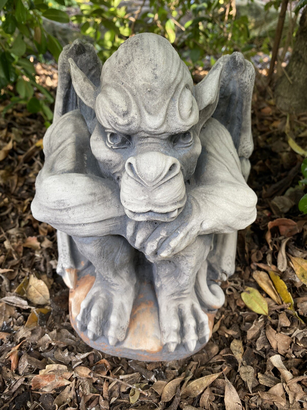Gargoyle Statue Animal Concrete Cement Garden Australian Made Gery