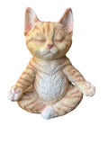 GINGER CAT FENGSHUI ANIMAL GARDEN STATUE ORNAMENT FIGURINE SCULPTURE MONEY BOX